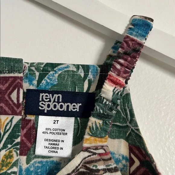 Reyn Spooner HAWAIIAN CHRISTMAS GIRLS SUNDRESS 2T - Picture 2 of 4